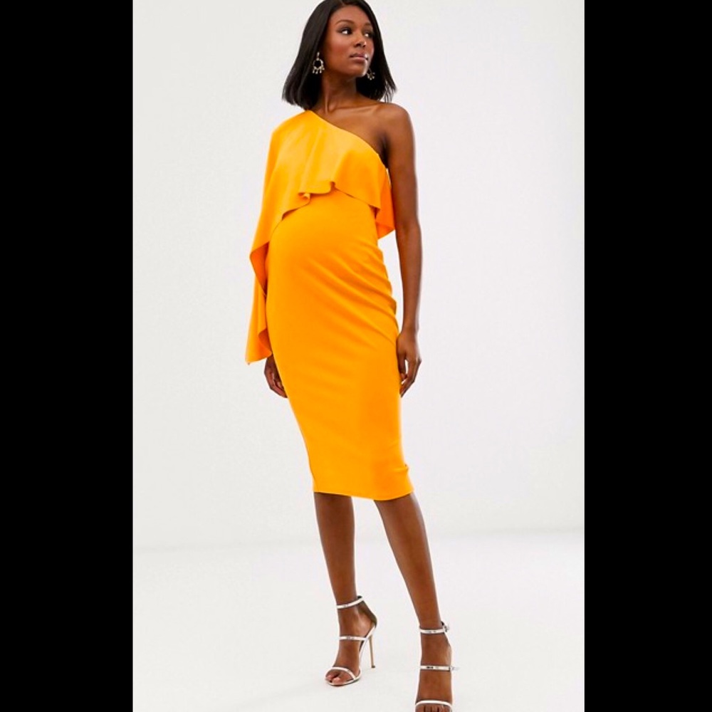 NWT ASOS MATERNITY One shoulder Dress